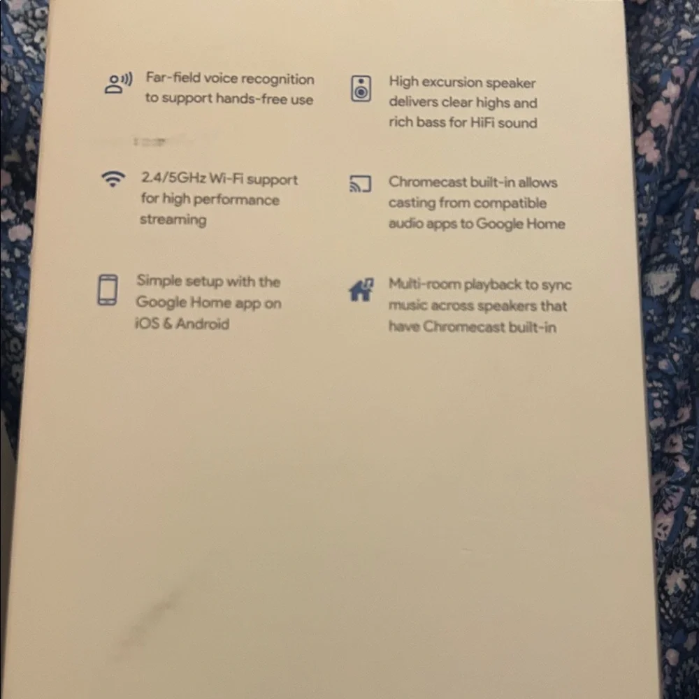 GOOGLE HOME DEVICE